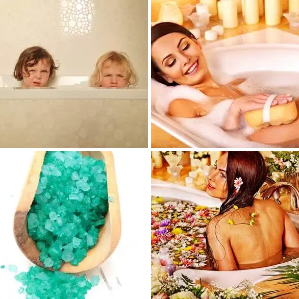 4 images 1 mot 4 lettres : solution BAIN