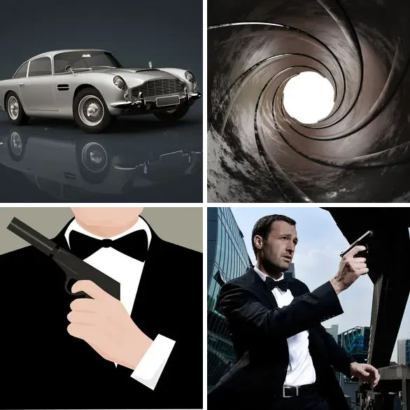 4 images 1 mot 4 lettres : solution BOND