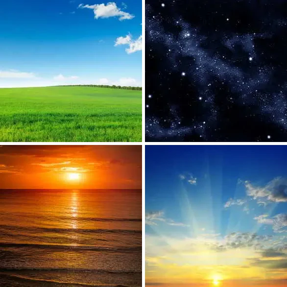 4 images 1 mot 4 lettres : solution CIEL