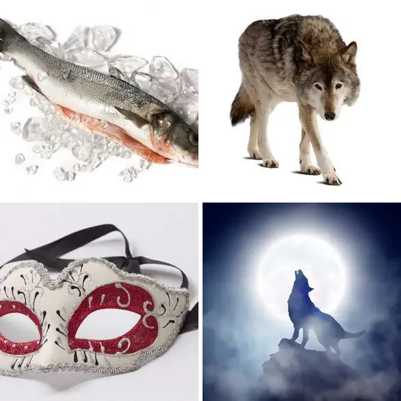 4 images 1 mot 4 lettres : solution LOUP