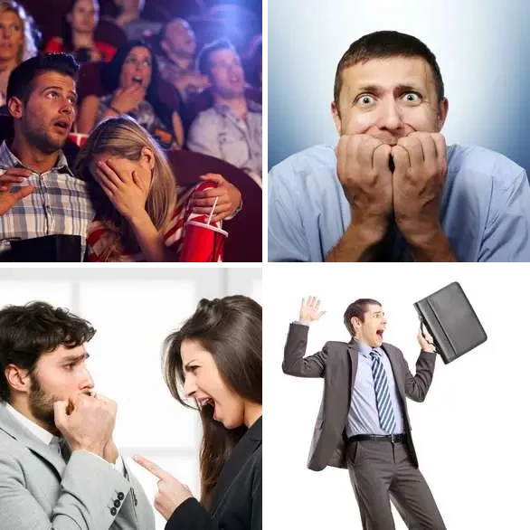 4 images 1 mot 4 lettres : solution PEUR