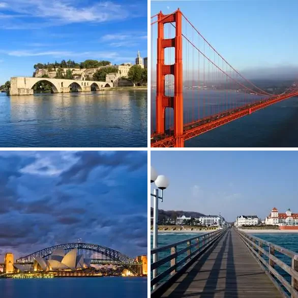 4 images 1 mot 4 lettres : solution PONT