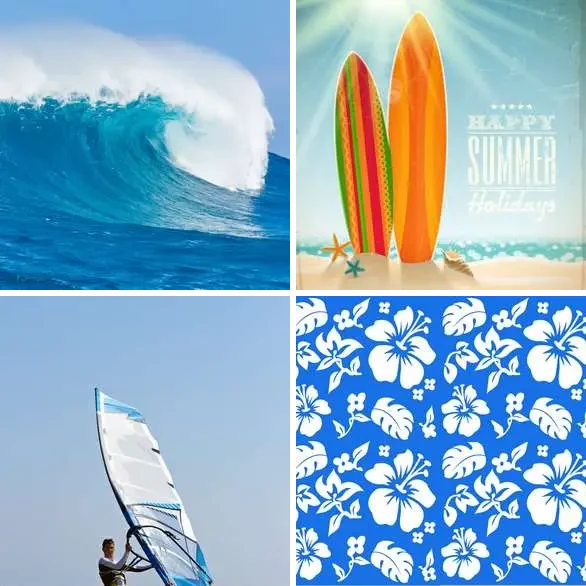 4 images 1 mot 4 lettres : solution SURF