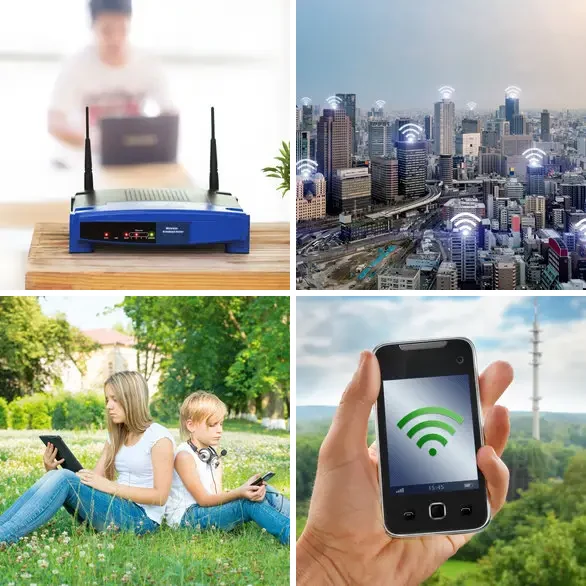 4 images 1 mot 4 lettres : solution WIFI