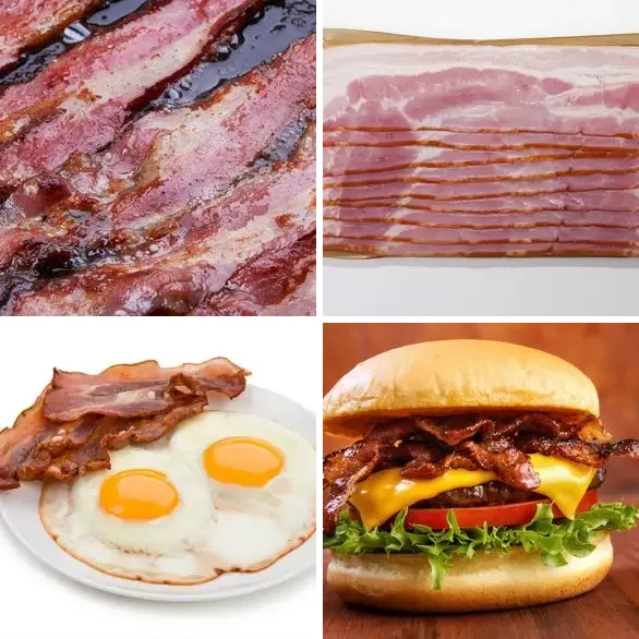 4 images 1 mot 5 lettres : solution BACON