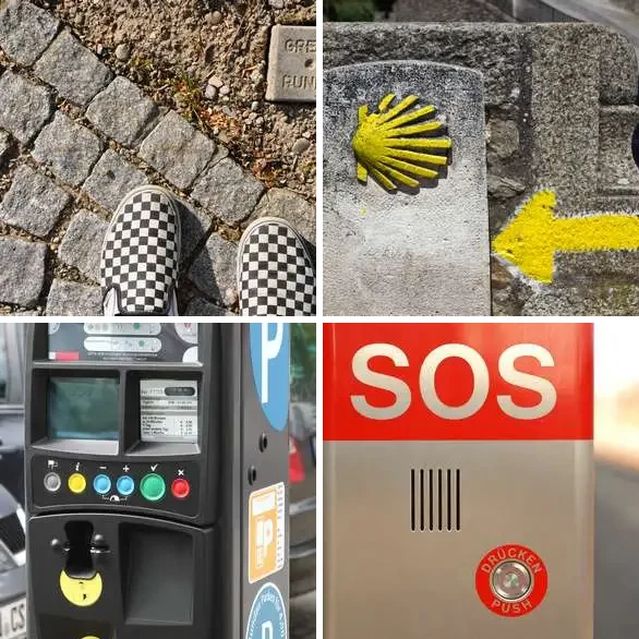 4 images 1 mot 5 lettres : solution BORNE