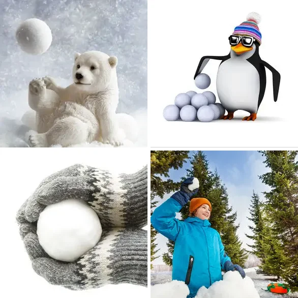 4 images 1 mot 5 lettres : solution BOULE