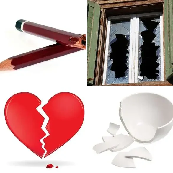 4 images 1 mot 5 lettres : solution BRISE