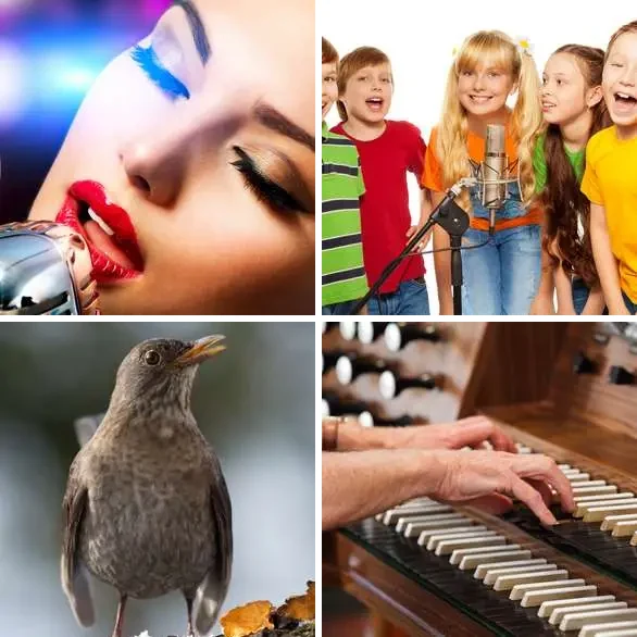 4 images 1 mot 5 lettres : solution CHANT