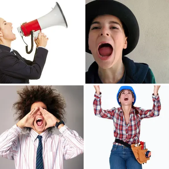 4 images 1 mot 5 lettres : solution CRIER