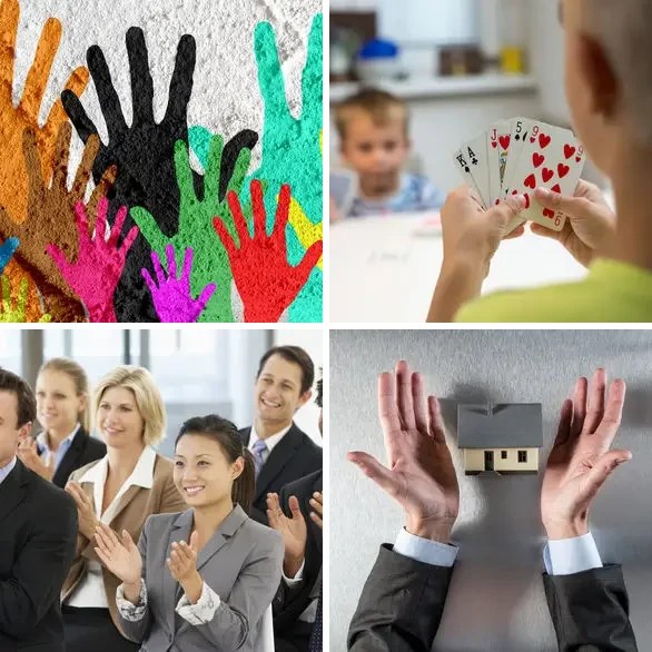 4 images 1 mot 5 lettres : solution MAINS