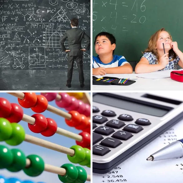 4 images 1 mot 5 lettres : solution MATHS