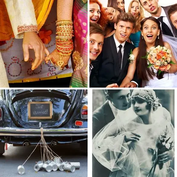 4 images 1 mot 5 lettres : solution NOCES
