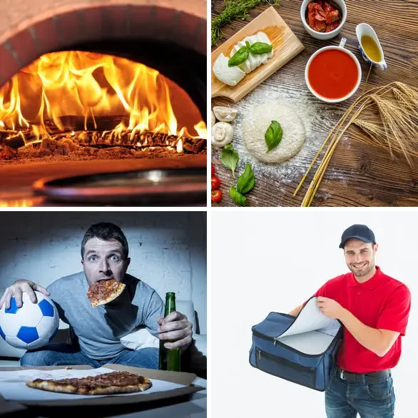 4 images 1 mot 5 lettres : solution PIZZA
