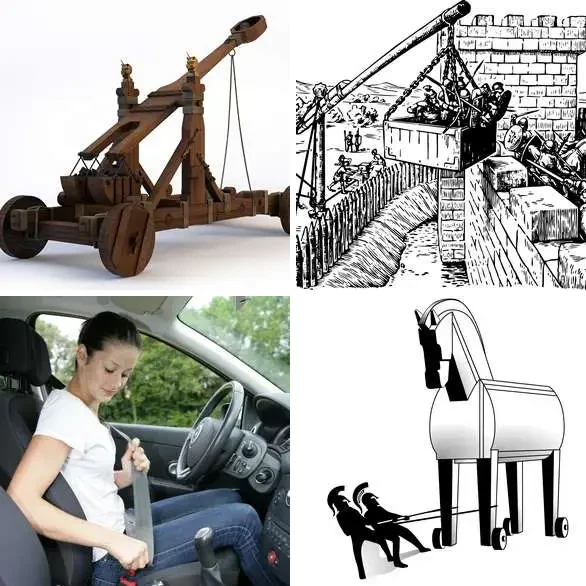 4 images 1 mot 5 lettres : solution SIEGE