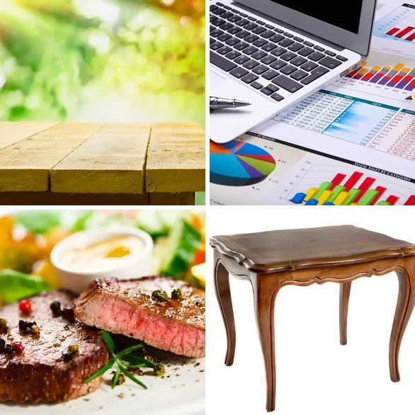 4 images 1 mot 5 lettres : solution TABLE