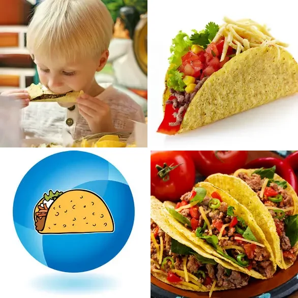4 images 1 mot 5 lettres : solution TACOS