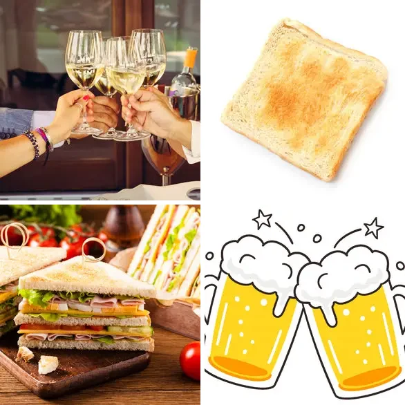 4 images 1 mot 5 lettres : solution TOAST
