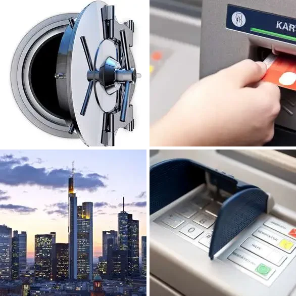 4 Images 1 Mot 6 lettres – BANQUE – niveau 258 4 images 1 mot 6 lettres : solution BANQUE