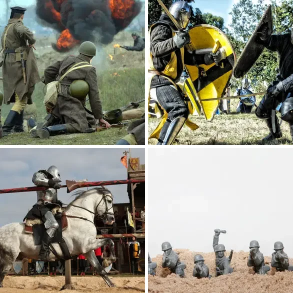 4 Images 1 Mot 6 lettres – COMBAT – niveau 1458 4 images 1 mot 6 lettres : solution COMBAT