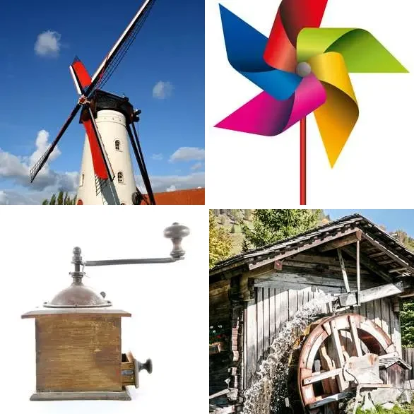 4 Images 1 Mot 6 lettres – MOULIN – niveau 406 4 images 1 mot 6 lettres : solution MOULIN