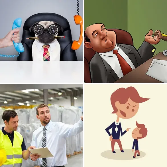 4 Images 1 Mot 6 lettres – PATRON – niveau 1611 4 images 1 mot 6 lettres : solution PATRON