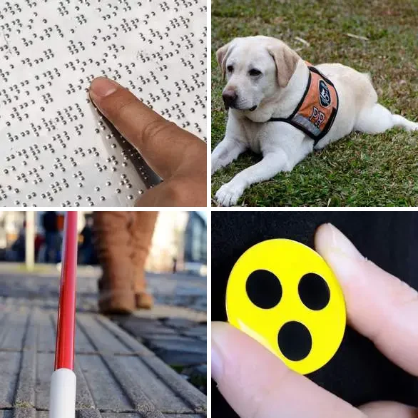 4 images 1 mot 7 lettres : solution AVEUGLE