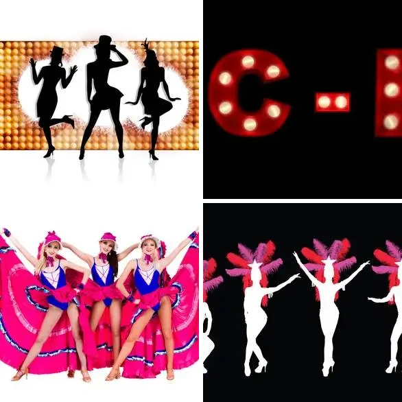 4 images 1 mot 7 lettres : solution CABARET
