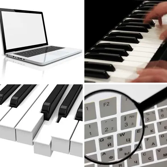 4 images 1 mot 7 lettres : solution CLAVIER