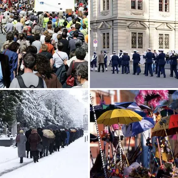 4 images 1 mot 7 lettres : solution CORTEGE