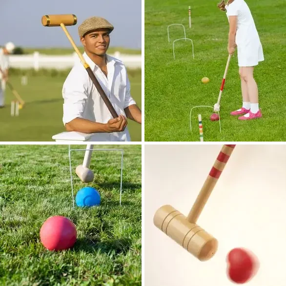 4 images 1 mot 7 lettres : solution CROQUET