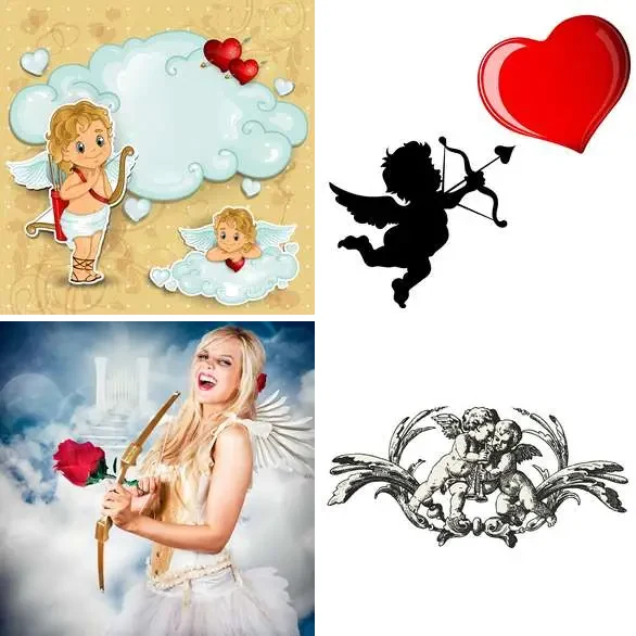 4 images 1 mot 7 lettres : solution CUPIDON