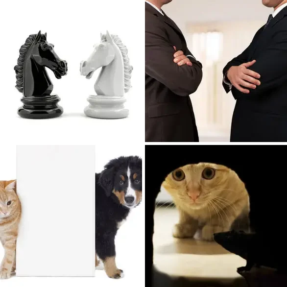 4 images 1 mot 7 lettres : solution ENNEMIS