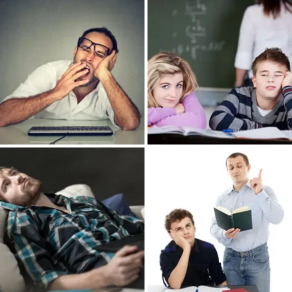 4 images 1 mot 7 lettres : solution ENNUYER