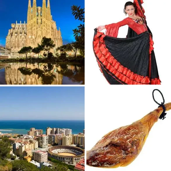 4 images 1 mot 7 lettres : solution ESPAGNE