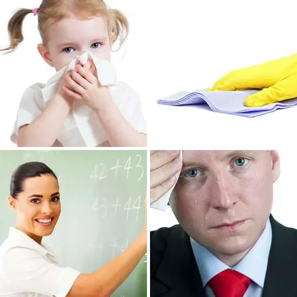 4 images 1 mot 7 lettres : solution ESSUYER