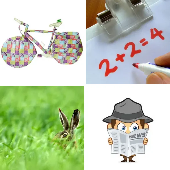 4 images 1 mot 7 lettres : solution EVIDENT