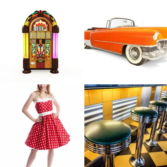 4 images 1 mot 7 lettres : solution FIFTIES