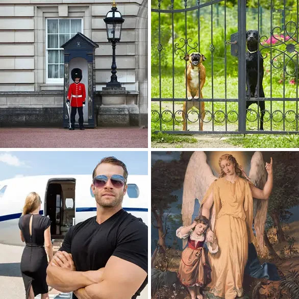 4 images 1 mot 7 lettres : solution GARDIEN