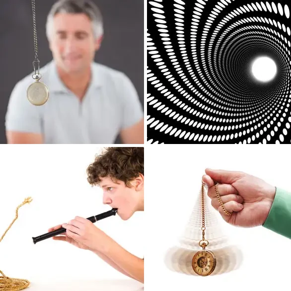 4 images 1 mot 7 lettres : solution HYPNOSE