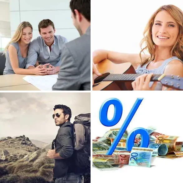 4 images 1 mot 7 lettres : solution INTERET
