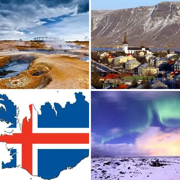 4 images 1 mot 7 lettres : solution ISLANDE