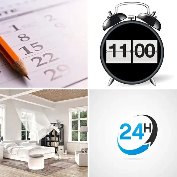 4 images 1 mot 7 lettres : solution JOURNEE