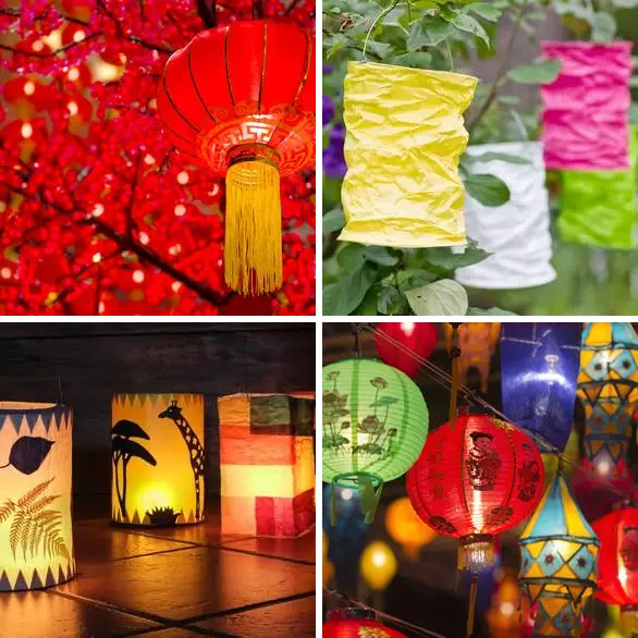 4 images 1 mot 7 lettres : solution LAMPION