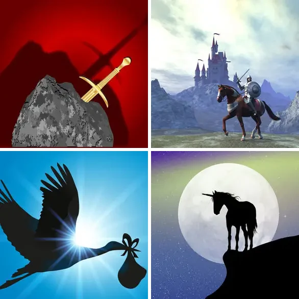 4 images 1 mot 7 lettres : solution LEGENDE
