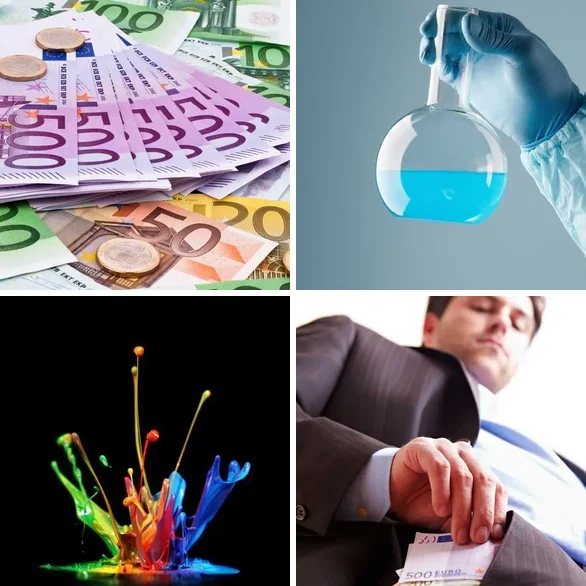 4 images 1 mot 7 lettres : solution LIQUIDE