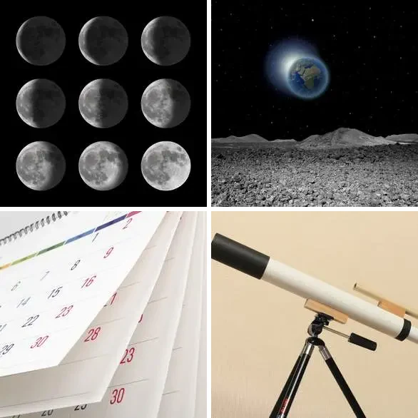 4 images 1 mot 7 lettres : solution LUNAIRE