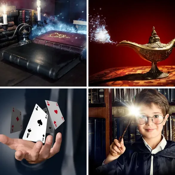 4 images 1 mot 7 lettres : solution MAGIQUE
