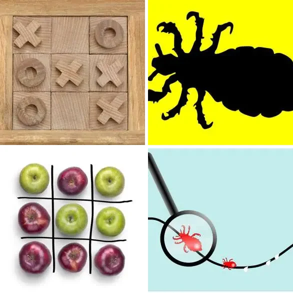 4 images 1 mot 7 lettres : solution MORPION