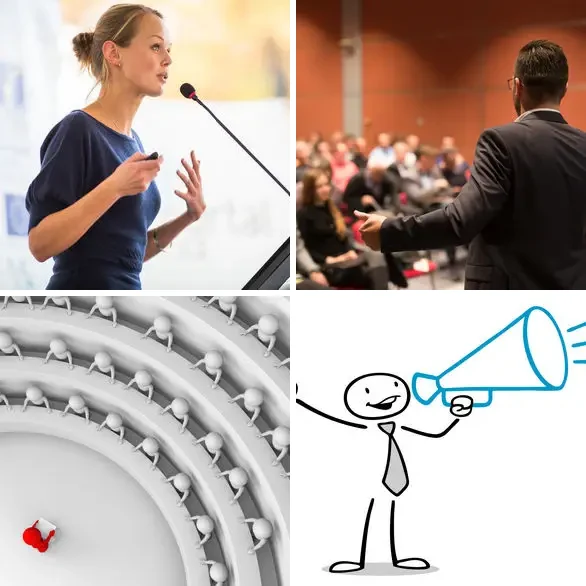 4 images 1 mot 7 lettres : solution ORATEUR